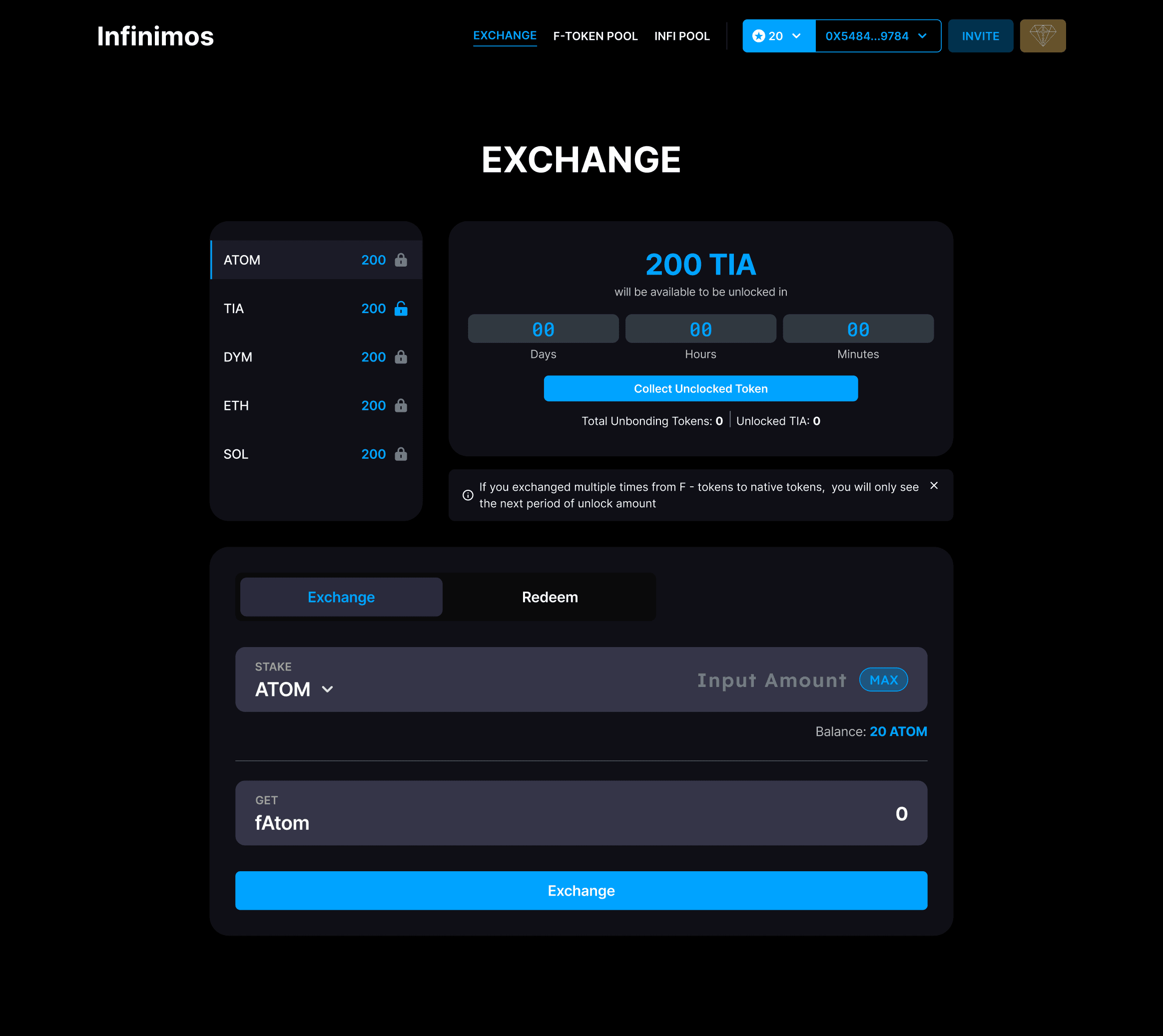 Infinimos ecosystem detail